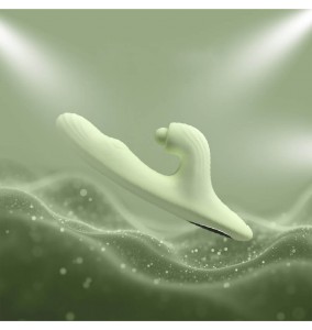 QUER - NASHA Heating Licking AV Wand Vibrator (Chargeable - Green)